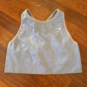 Gymshark Sports Bra Lilac Grey Size Small
